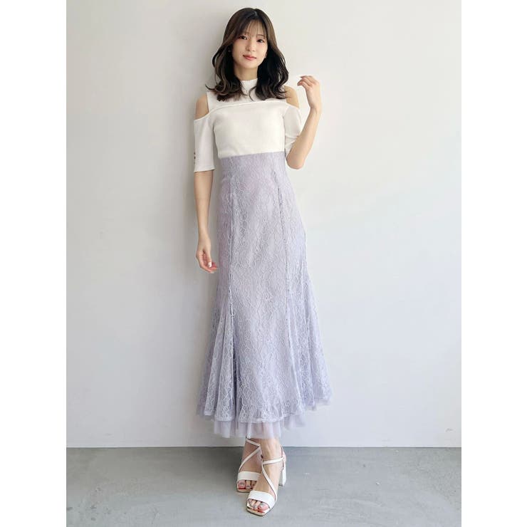 ビスチェ風カットアウトニット | MERCURYDUO | 詳細画像7 