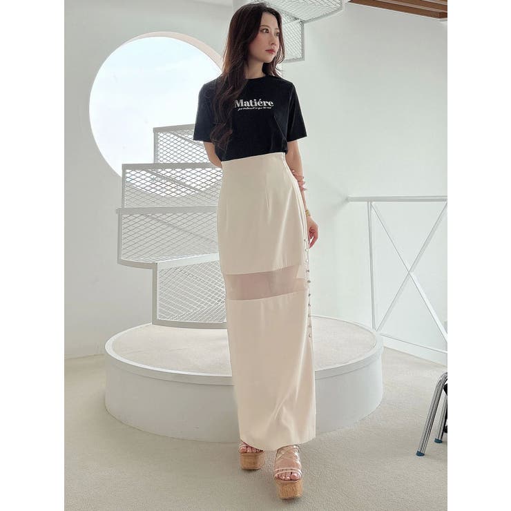 刺繍ロゴTシャツ | MERCURYDUO | 詳細画像14 