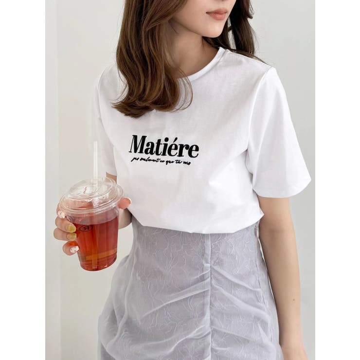 刺繍ロゴTシャツ | MERCURYDUO | 詳細画像3 