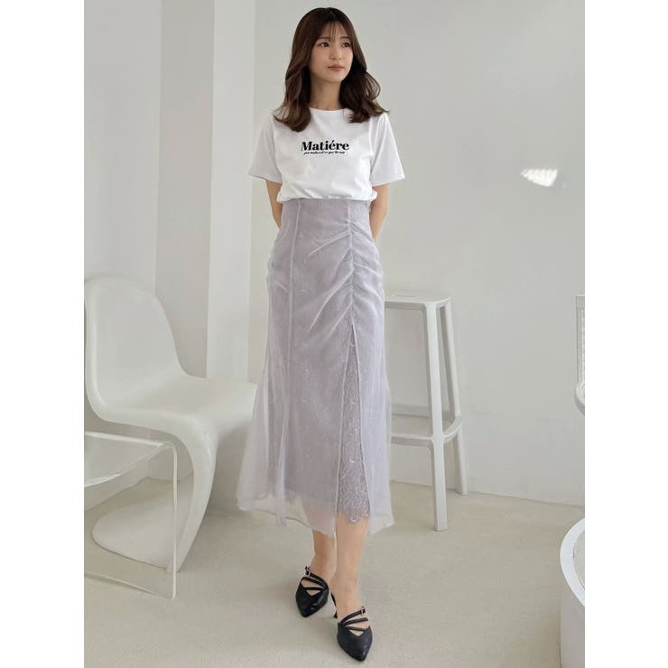 刺繍ロゴTシャツ | MERCURYDUO | 詳細画像6 