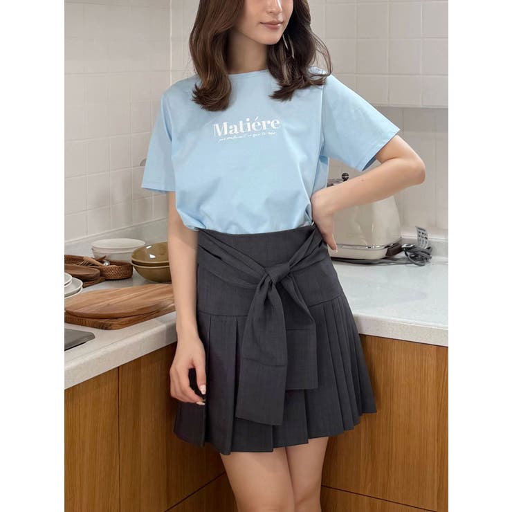 刺繍ロゴTシャツ | MERCURYDUO | 詳細画像8 