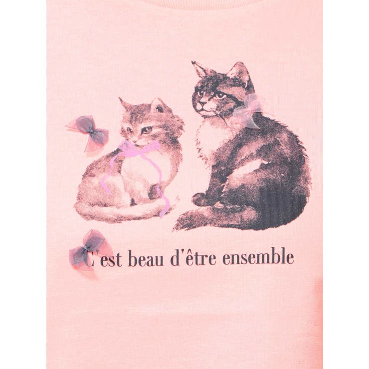 CATプリントリボンTシャツ | MERCURYDUO | 詳細画像23 