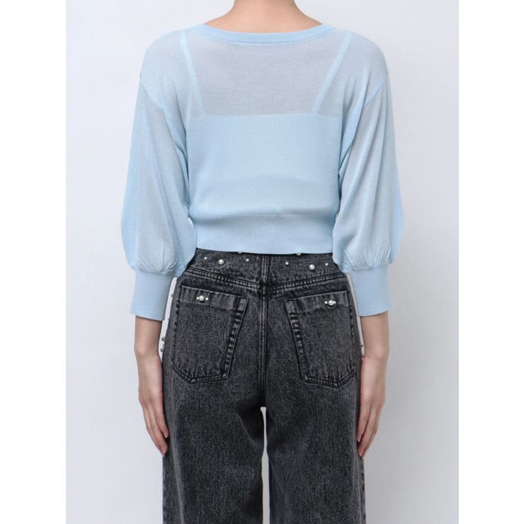 2WAYシアーコンパクトカーディガン | MERCURYDUO | 詳細画像17 