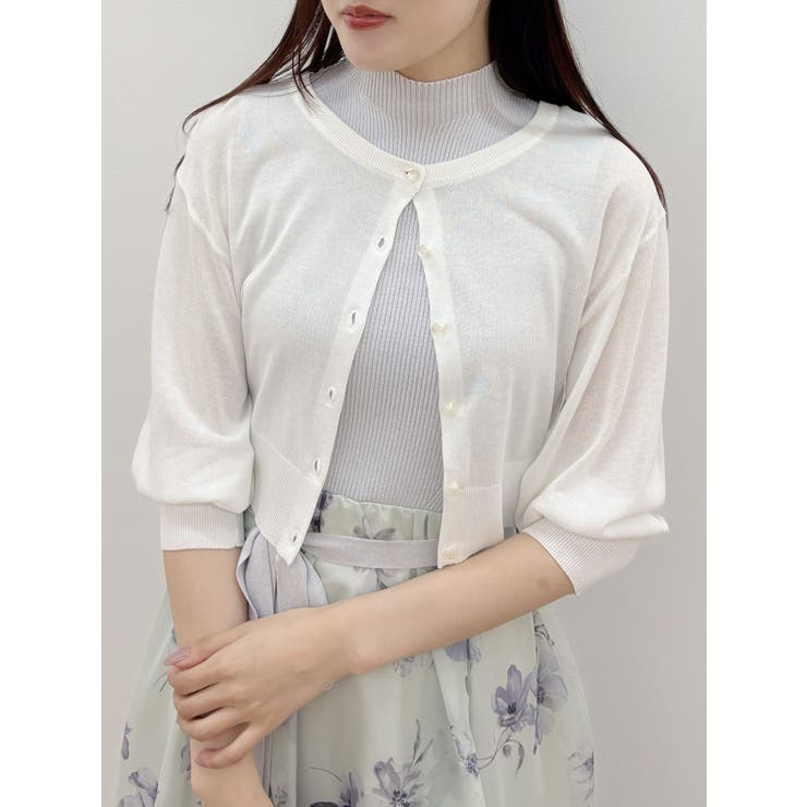 2WAYシアーコンパクトカーディガン | MERCURYDUO | 詳細画像2 