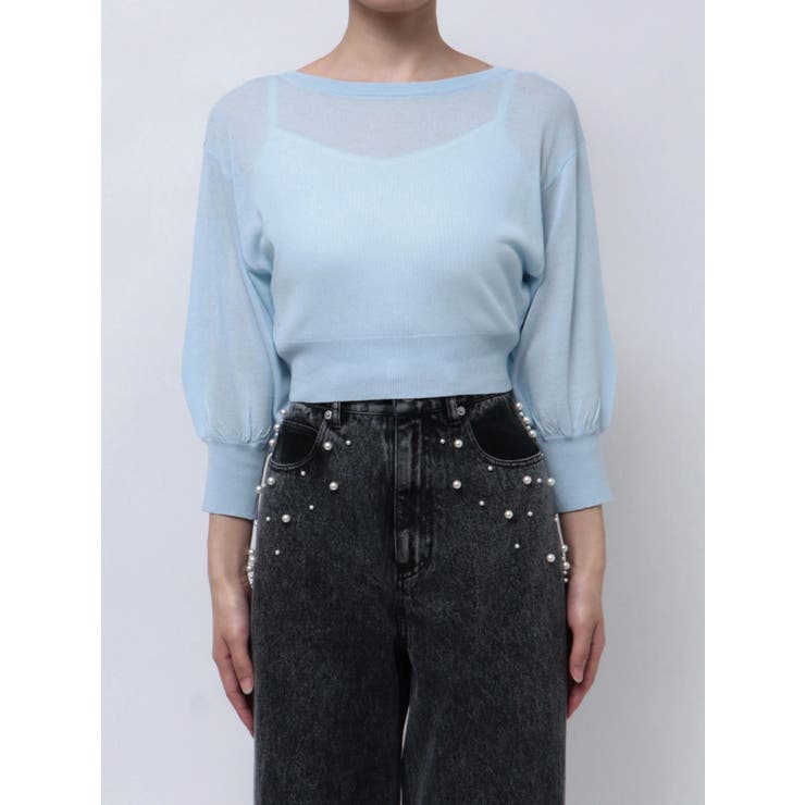 2WAYシアーコンパクトカーディガン | MERCURYDUO | 詳細画像22 