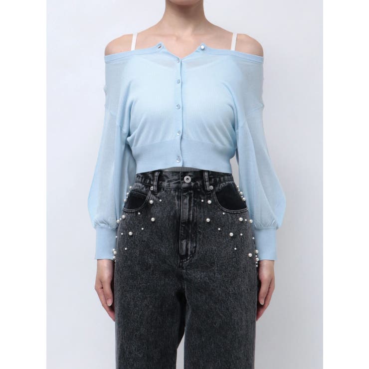 2WAYシアーコンパクトカーディガン | MERCURYDUO | 詳細画像23 