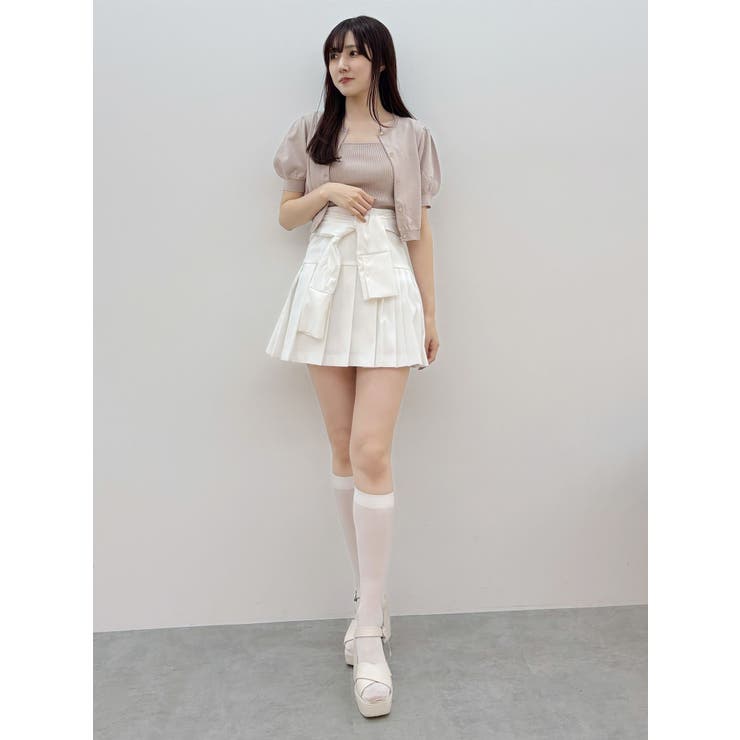 クロップドニットアンサンブル | MERCURYDUO | 詳細画像7 