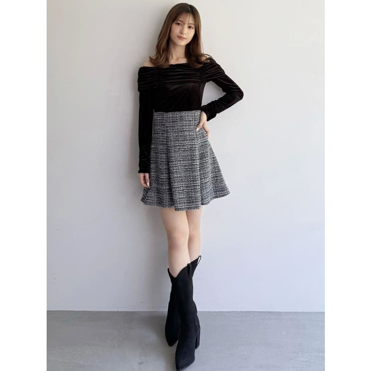 カットツィードミニスカパン | MERCURYDUO | 詳細画像3 