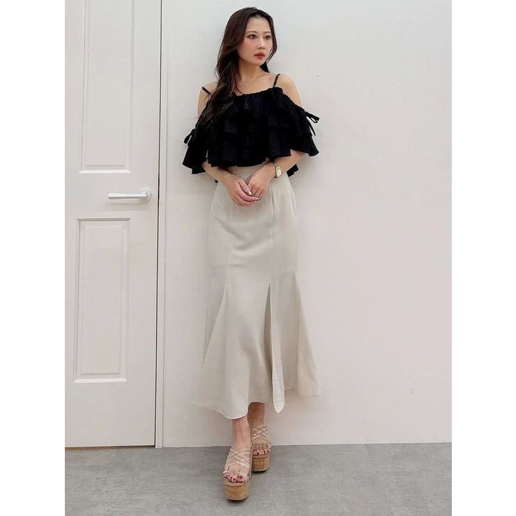 バックレースアップストレッチマーメイドスカート | MERCURYDUO | 詳細画像43