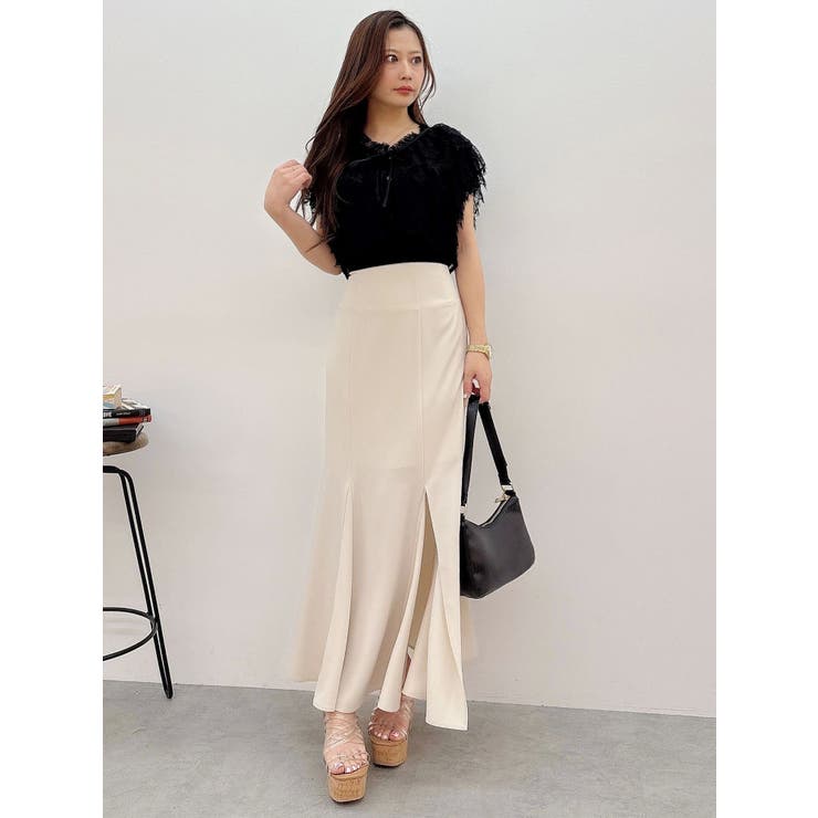 バックレースアップストレッチマーメイドスカート | MERCURYDUO | 詳細画像44