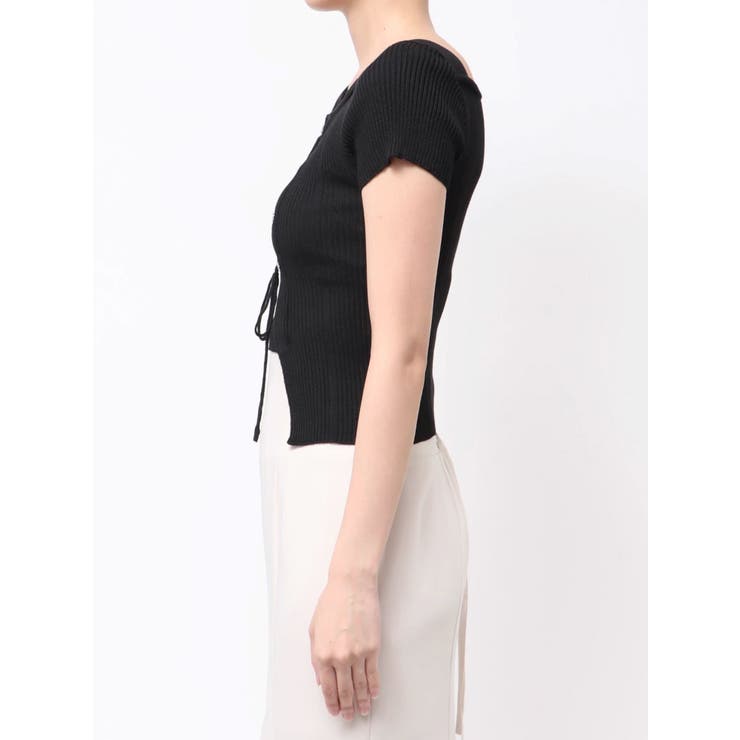 レイヤードライクレースアップニット | MERCURYDUO | 詳細画像12 