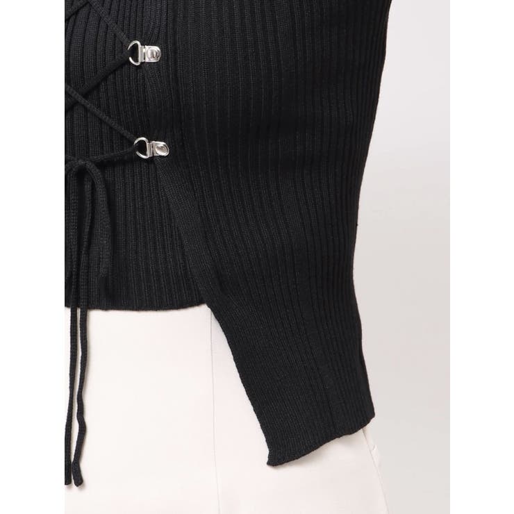 レイヤードライクレースアップニット | MERCURYDUO | 詳細画像16 