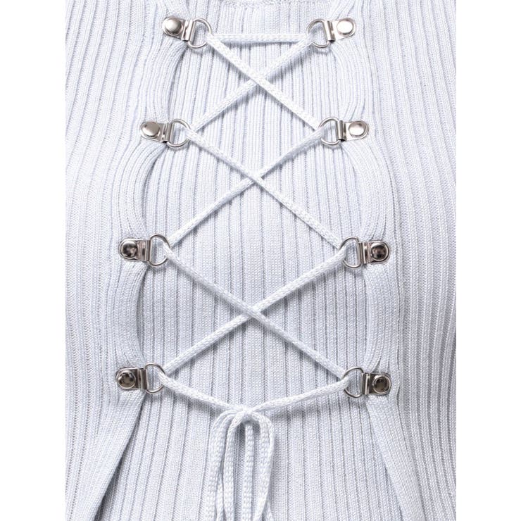 レイヤードライクレースアップニット | MERCURYDUO | 詳細画像20 