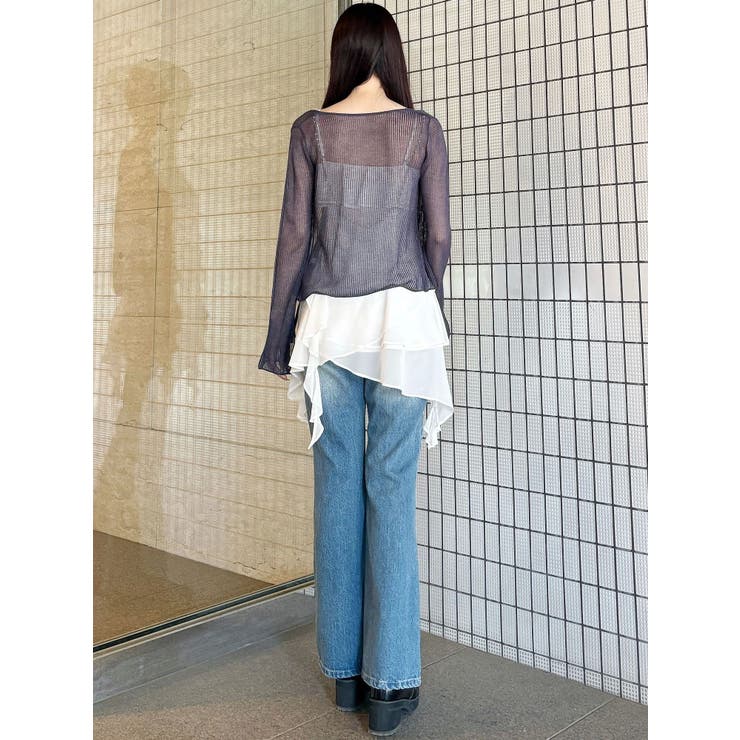 シアーフロントリボンカーデ | MERCURYDUO | 詳細画像22 