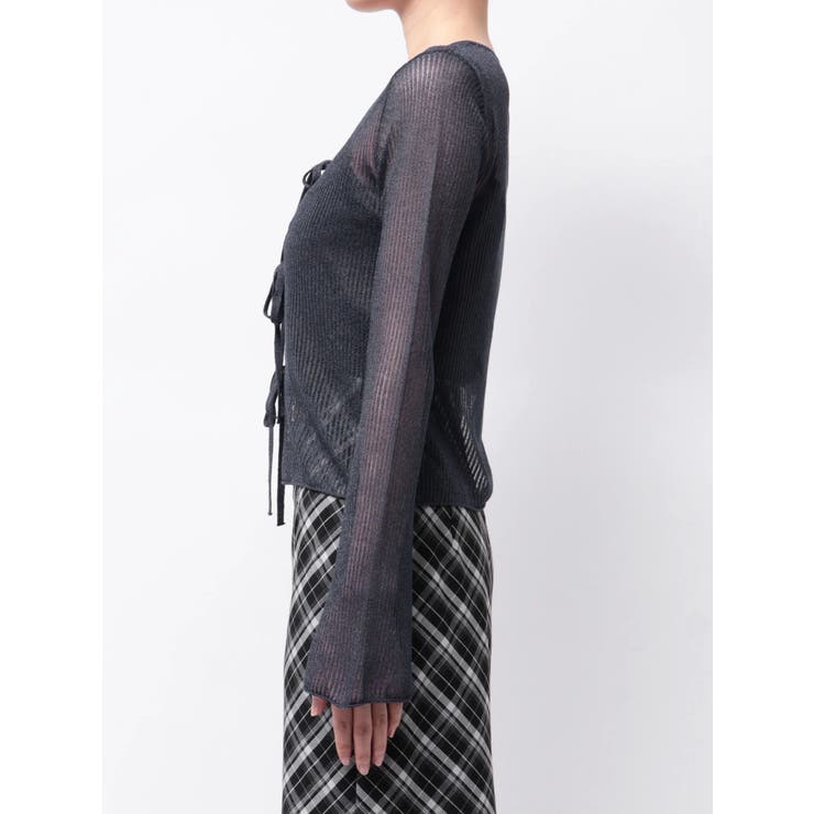 シアーフロントリボンカーデ | MERCURYDUO | 詳細画像27 