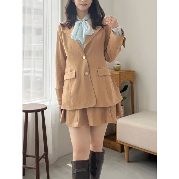 MERCURYDUO フィットアンドフレアジャケット フィットアンドフレアジャケット（テーラードジャケット