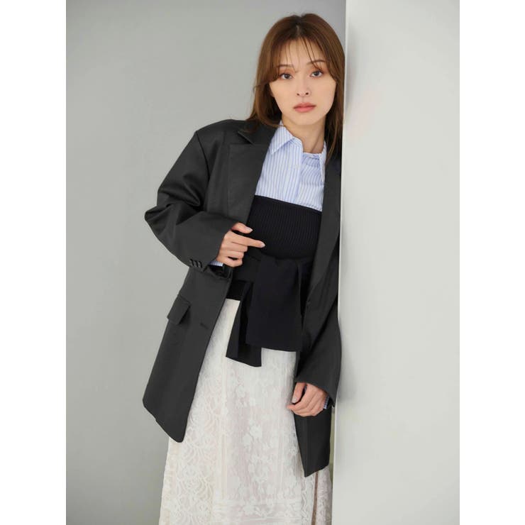 フェイクレザーオーバージャケット | MERCURYDUO | 詳細画像11 