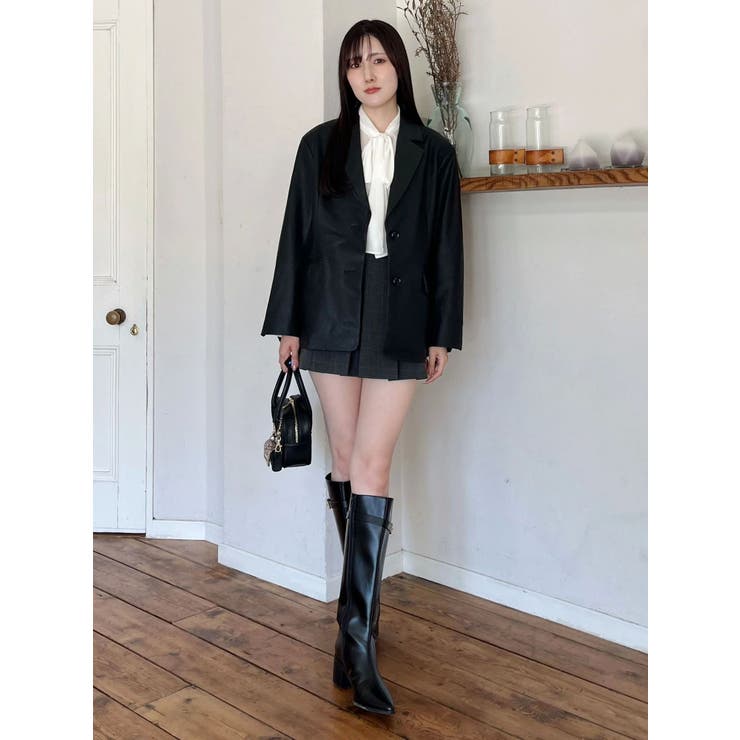 フェイクレザーオーバージャケット | MERCURYDUO | 詳細画像19 