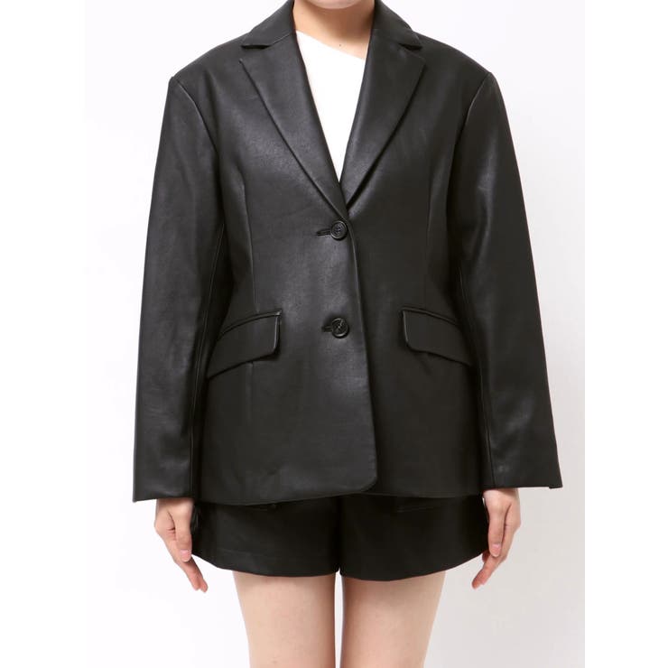 フェイクレザーオーバージャケット | MERCURYDUO | 詳細画像28 