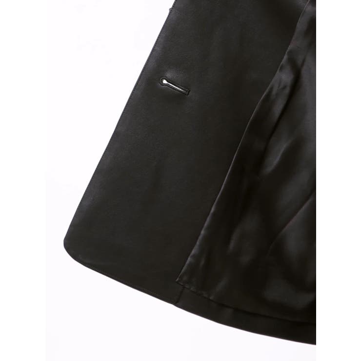 フェイクレザーオーバージャケット | MERCURYDUO | 詳細画像34 