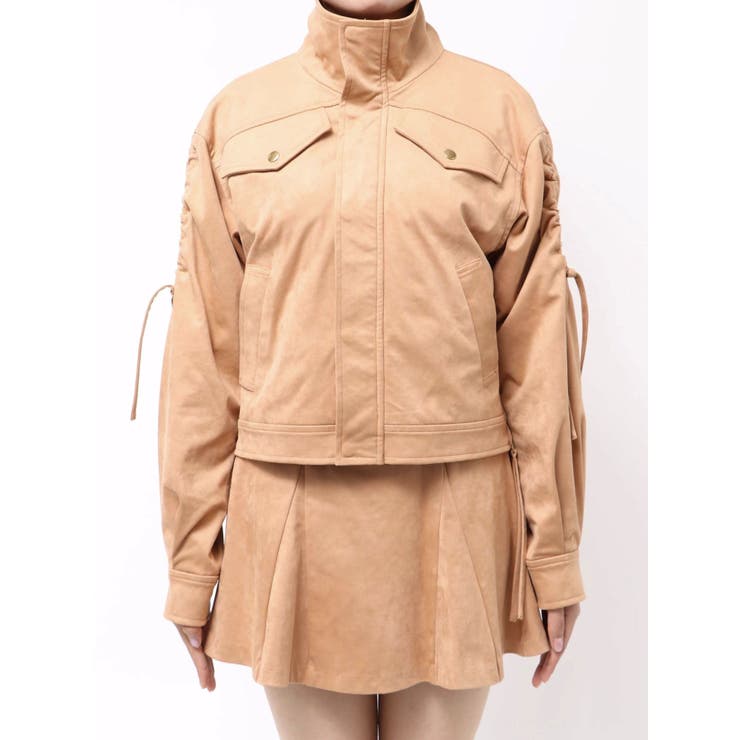 フェイクスエードドロストスリーブブルゾン | MERCURYDUO | 詳細画像12 