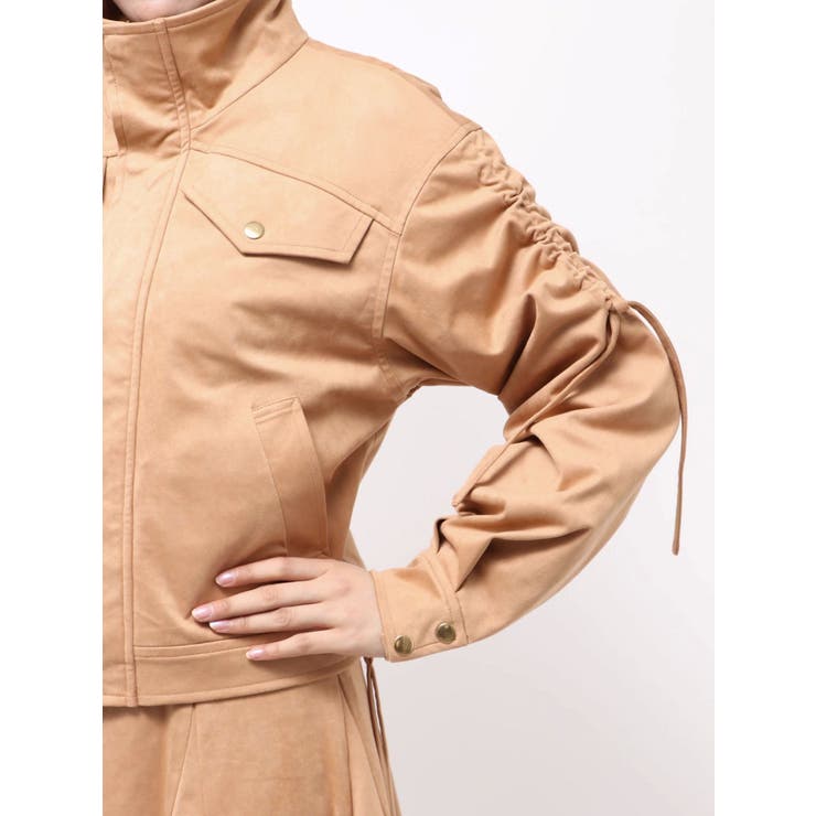 フェイクスエードドロストスリーブブルゾン | MERCURYDUO | 詳細画像16 