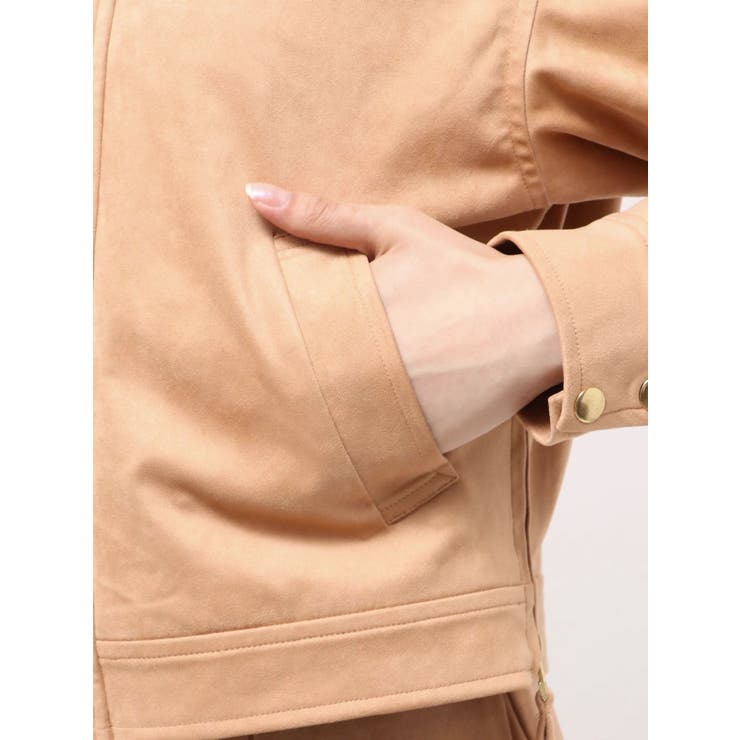 フェイクスエードドロストスリーブブルゾン | MERCURYDUO | 詳細画像18 