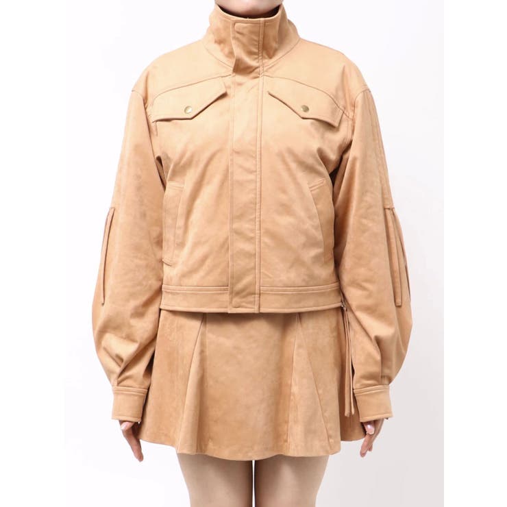 フェイクスエードドロストスリーブブルゾン | MERCURYDUO | 詳細画像23 