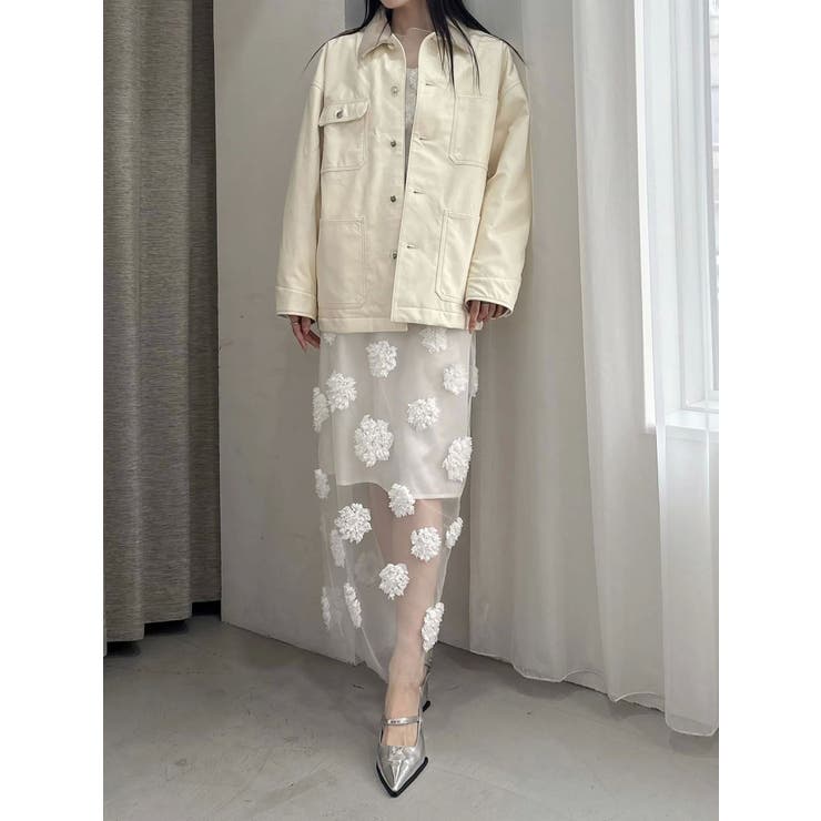 【OUNNOUN】フェイクレザーカバーオール | MERCURYDUO | 詳細画像14 