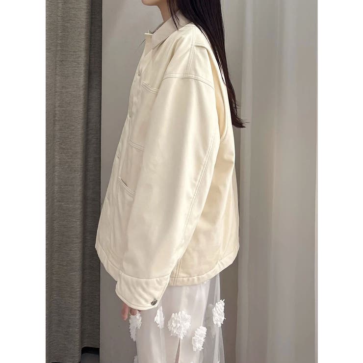 【OUNNOUN】フェイクレザーカバーオール | MERCURYDUO | 詳細画像17 