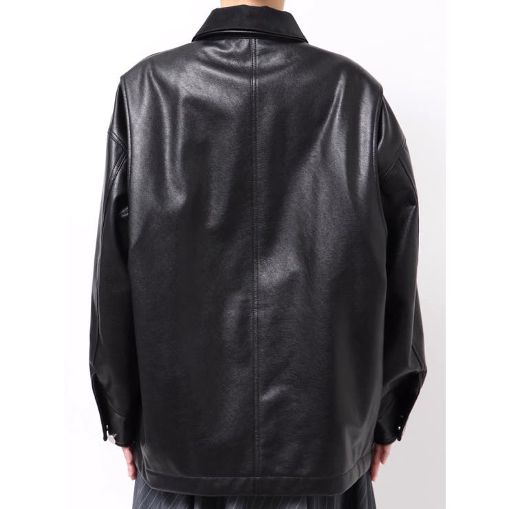 【OUNNOUN】フェイクレザーカバーオール | MERCURYDUO | 詳細画像24 