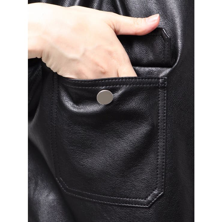 【OUNNOUN】フェイクレザーカバーオール | MERCURYDUO | 詳細画像27 