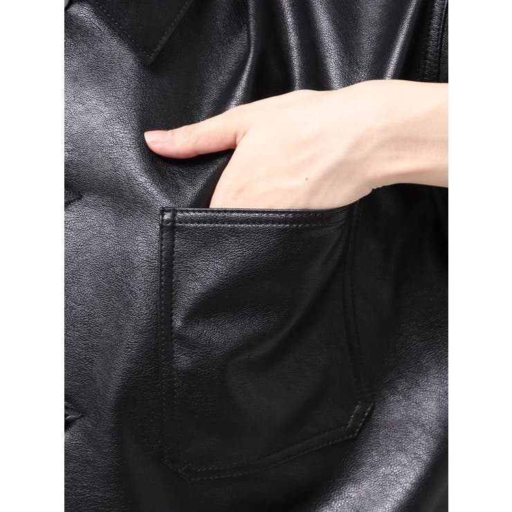 【OUNNOUN】フェイクレザーカバーオール | MERCURYDUO | 詳細画像28 