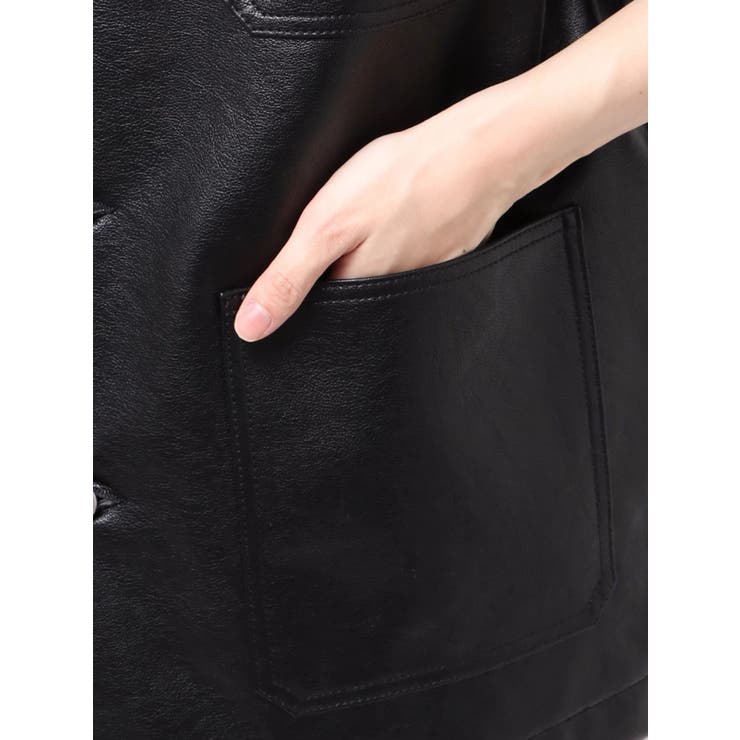 【OUNNOUN】フェイクレザーカバーオール | MERCURYDUO | 詳細画像29 