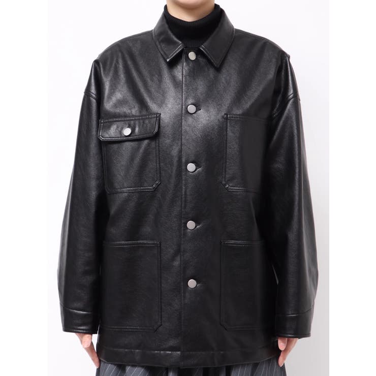 【OUNNOUN】フェイクレザーカバーオール | MERCURYDUO | 詳細画像35 