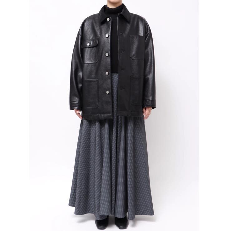 【OUNNOUN】フェイクレザーカバーオール | MERCURYDUO | 詳細画像36 