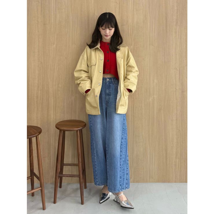 【OUNNOUN】フェイクレザーカバーオール | MERCURYDUO | 詳細画像5 