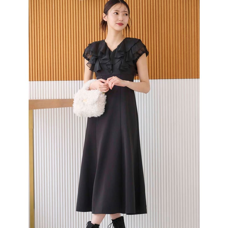 2WAYシアーラッフルドッキングワンピース | MERCURYDUO | 詳細画像10 