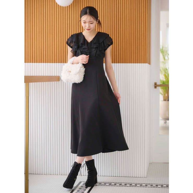 2WAYシアーラッフルドッキングワンピース | MERCURYDUO | 詳細画像13 