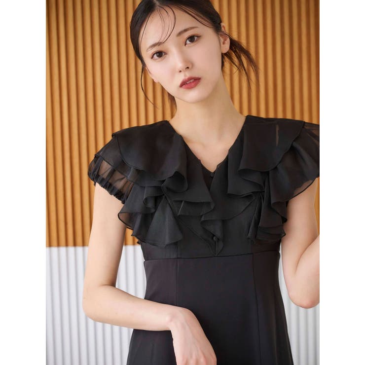 2WAYシアーラッフルドッキングワンピース | MERCURYDUO | 詳細画像18 