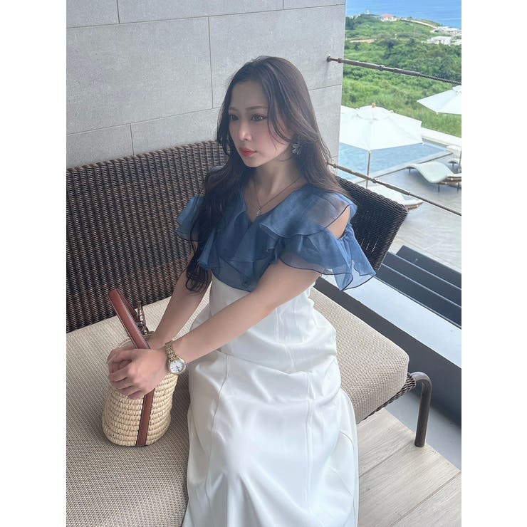 2WAYシアーラッフルドッキングワンピース | MERCURYDUO | 詳細画像25 