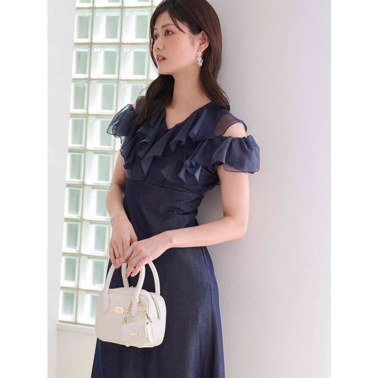 2WAYシアーラッフルドッキングワンピース | MERCURYDUO | 詳細画像3 