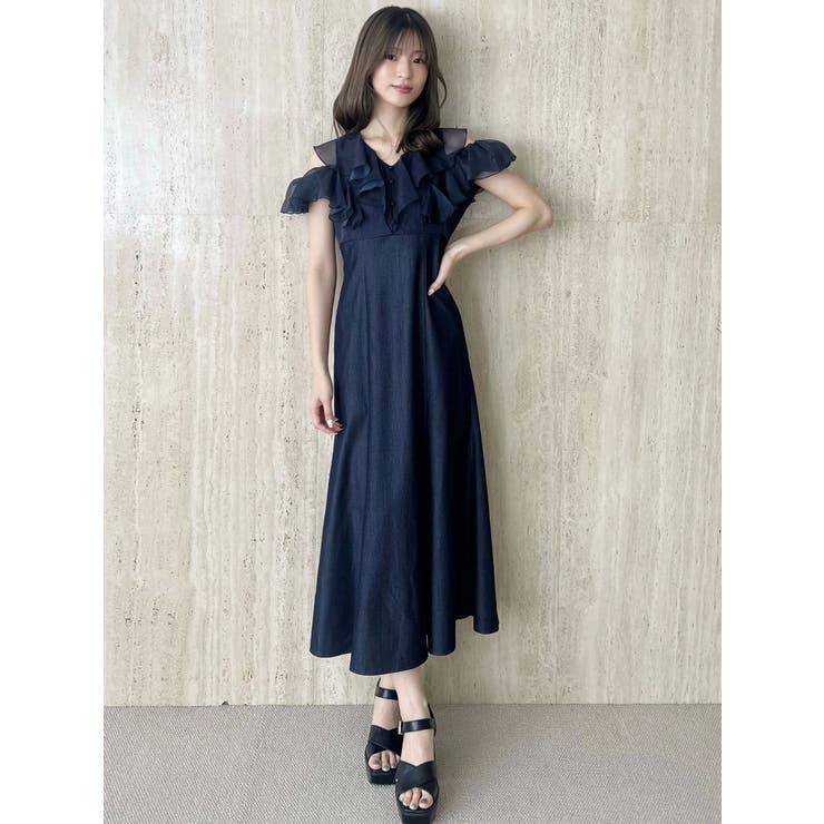 2WAYシアーラッフルドッキングワンピース | MERCURYDUO | 詳細画像31 