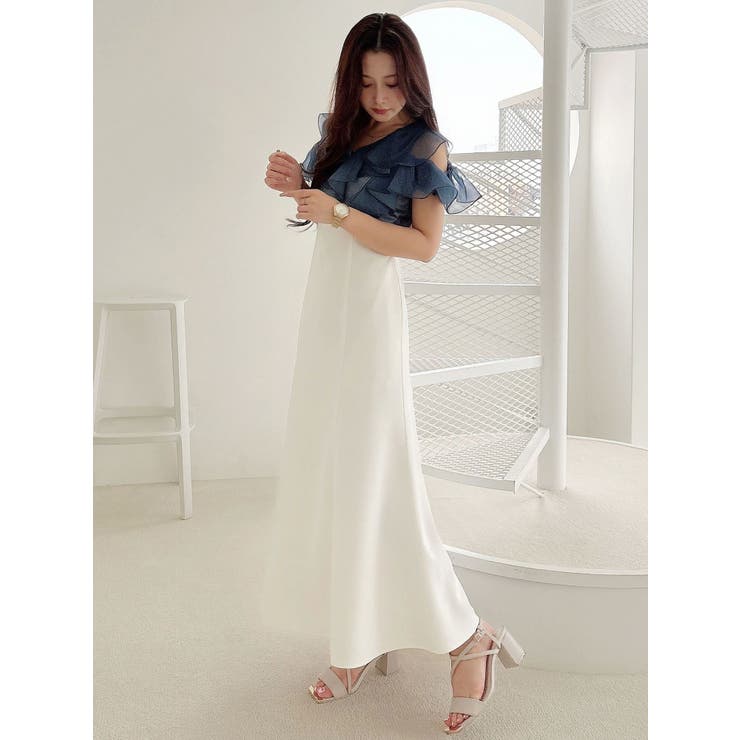 2WAYシアーラッフルドッキングワンピース | MERCURYDUO | 詳細画像35 