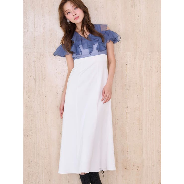 2WAYシアーラッフルドッキングワンピース | MERCURYDUO | 詳細画像7 