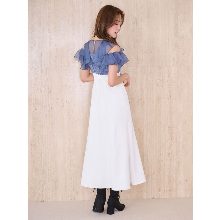 2WAYシアーラッフルドッキングワンピース | MERCURYDUO | 詳細画像8 