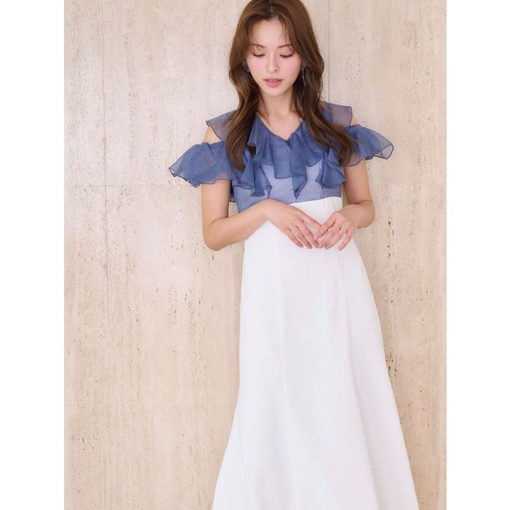 2WAYシアーラッフルドッキングワンピース | MERCURYDUO | 詳細画像9 