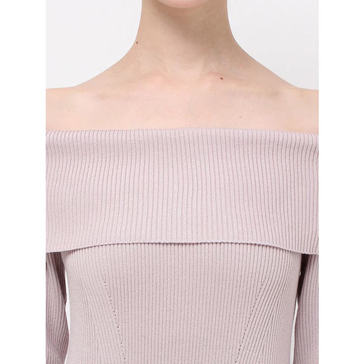 レーストリムオフショルニットワンピース | MERCURYDUO | 詳細画像26 