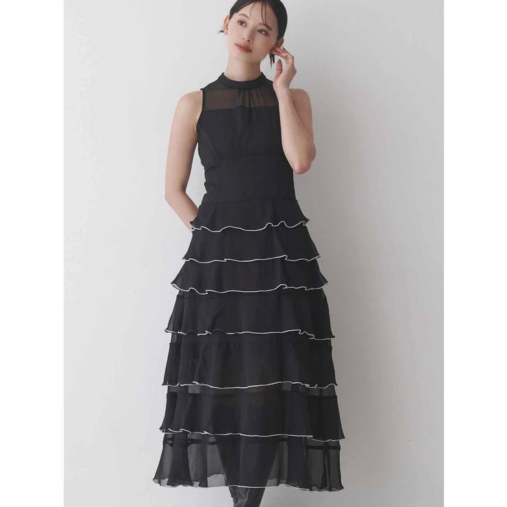 シフォンティアードワンピース | MERCURYDUO | 詳細画像1 