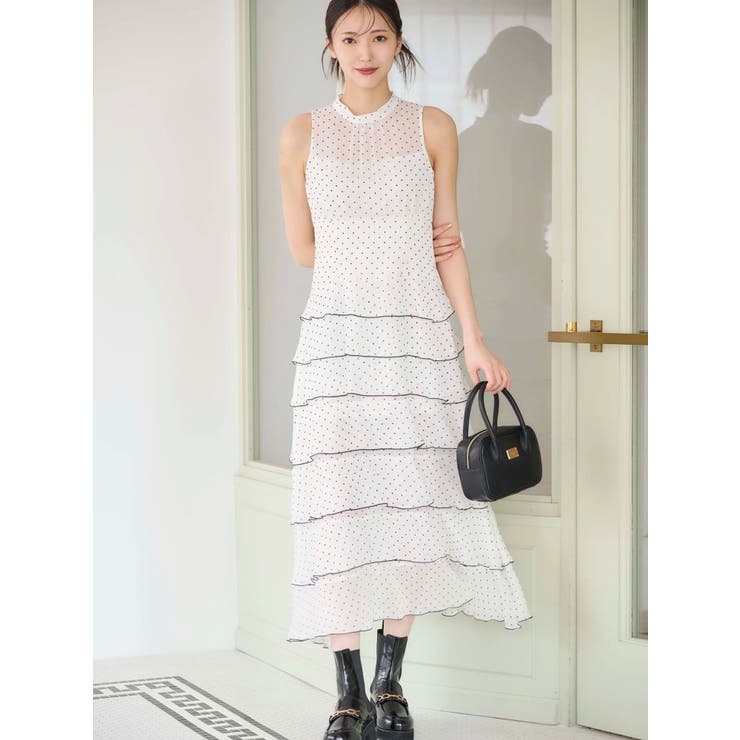 シフォンティアードワンピース | MERCURYDUO | 詳細画像13 